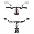 360 Degree Bicycle Rear View Mirror Motorcycle Electric Vehicle Safety Rearview Black pair  including the same color mounting base 