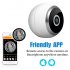 360 Degree IP Camera with WiFi support allows you to keep track of all that s happening inside your property via the dedicated mobile Application 