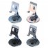 360 Degree Rotating Phone Stand Holder Multi functional Folding Tablet Bracket For Office Desktop Bedside  rose gold 