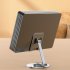 360 Degree Rotating Phone Stand Holder Multi functional Folding Tablet Bracket For Office Desktop Bedside  rose gold 