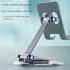 360 Degree Rotating Phone Stand Holder Multi functional Folding Tablet Bracket For Office Desktop Bedside  rose gold 
