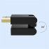 360 Degree Rotation HDMI Male to HDMI Female Converter Adapter for HDTV XBOX PS3 DVD Projector