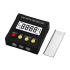 360 Dgree Mini Digital Protractor Gauge Level Angle Finder Inclinometer Magnet Base black
