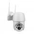 360 Eyes HD Hemispheric Camera WiFi IP Camera CCTV IR Camera Outdoor Security  white European Plug
