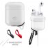 360   Protective Shockproof Case Cover for Airpods Bluetooth Handfree Earphone transparent white