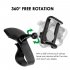 360   Rotation Dashboard Mount Car Phone Holder HUD Stand for Smartphone GPS black