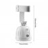 360 Rotation Follow up Gimbal Stabilizer Monopod Build in 1200mah Battery Face Recognition Tracking Gimbal Holder White