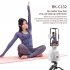 360 Rotation Follow up Gimbal Stabilizer Monopod Build in 1200mah Battery Face Recognition Tracking Gimbal Holder White