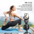 360 Rotation Follow up Gimbal Stabilizer Monopod Build in 1200mah Battery Face Recognition Tracking Gimbal Holder White