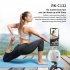 360 Rotation Follow up Gimbal Stabilizer Monopod Build in 1200mah Battery Face Recognition Tracking Gimbal Holder White