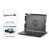 360 degree rotating ipad 2 and new ipad protective case with hardened shell and QWERTY keyboard  