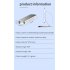 360xc2xb0 Rotating Foldable Aluminum Alloy Mobile Phone Holder Small Portable Stable Phone Stand For Easy Adjustable Phone Holder silver