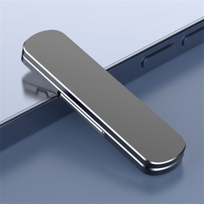360xc2xb0 Rotating Foldable Aluminum Alloy Mobile Phone Holder Small Portable Stable Phone Stand For Easy Adjustable Phone Holder black