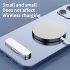 360xc2xb0 Rotating Foldable Aluminum Alloy Mobile Phone Holder Small Portable Stable Phone Stand For Easy Adjustable Phone Holder silver