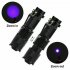 365nm Mini Uv Flashlight With Clip 3 Modes Adjustable Urine Detector For Camping Cycling Mountaineering SK68 Mini Flashlight