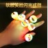 36Pcs Cartoon Pattern 3 Modes Luminous Rings Toy for Halloween Christmas Soft expression ring