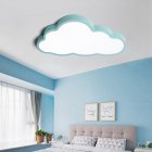 36W 48W LED Baby Bedroom Cartoon Cloud Shape Ceiling Lamp 220V Blue No Dimming White light  57x33x12cm 1 7kg 