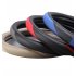 36cm 38cm 40cm Diameter 2 Colors Matching Car Steering Wheel Cover Sleeve for Universal Application Black and blue 40cm