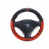 36cm 38cm 40cm Diameter Integration Seamless Car Steering Wheel Cover Sleeve for Universal Application White   red 36cm