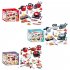 36pcs 50pcs Play Kitchen Accessories Toy With Light Music Play Food Sets Pretend Play Kitchen Kits For Girls Boys Gifts 36 piece set silver