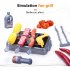 36pcs 50pcs Play Kitchen Accessories Toy With Light Music Play Food Sets Pretend Play Kitchen Kits For Girls Boys Gifts 50 piece set red