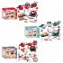 36pcs 50pcs Play Kitchen Accessories Toy With Light Music Play Food Sets Pretend Play Kitchen Kits For Girls Boys Gifts 50 piece set red