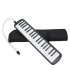 37 Key Melodica For Beginner Piano Style Portable Wind Musical Instrument With Mouthpiece Tube Carrying Bag black