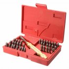 38 Pc Steel 1 8in Automatic Number   Letter Stamp Kit Metal Punch 8PCS   set of letters punch digital punch