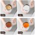 380ml Portable Automatic Magnetic Stirring Coffee Mug 304 Stainless Steel Electric Mixing Cup Mixing Coffee Tumbler white