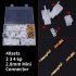 380pcs set Auto Car Motorcycle 2 8mm 2 3 4 6 pin Electrical Wire Connector