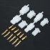 380pcs set Auto Car Motorcycle 2 8mm 2 3 4 6 pin Electrical Wire Connector