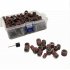 384pcs Drum Sander Set Including 360pcs Nail Sanding Band Sleeves 24pcs for Dremel Rotary Tool