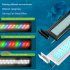 38cm 10W LED Aquarium Light For Plants Adjustable 3 Colors Extendable Fish Tank Light Suitable For 40 50cm Fish Tanks Black shell EU plug 220V