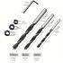 38pcs Set Woodworking Carpentry Positioner 0 12 0 47 Inch High Precision Woodworking Hole Drill Tool Adjustable Width Wood Pin Fixture Woodworking Joint Tool 38