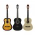 39 Inch Acoustic Guitar Travel Folk Guitar Guitar Acoustic Guitar Wooden Beginner Guitar Music Instruments For Kids Girls Boys Beginners sunset color
