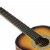 39 Inch Acoustic Guitar Travel Folk Guitar Guitar Acoustic Guitar Wooden Beginner Guitar Music Instruments For Kids Girls Boys Beginners sunset color