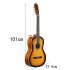 39 Inch Acoustic Guitar Travel Folk Guitar Guitar Acoustic Guitar Wooden Beginner Guitar Music Instruments For Kids Girls Boys Beginners sunset color