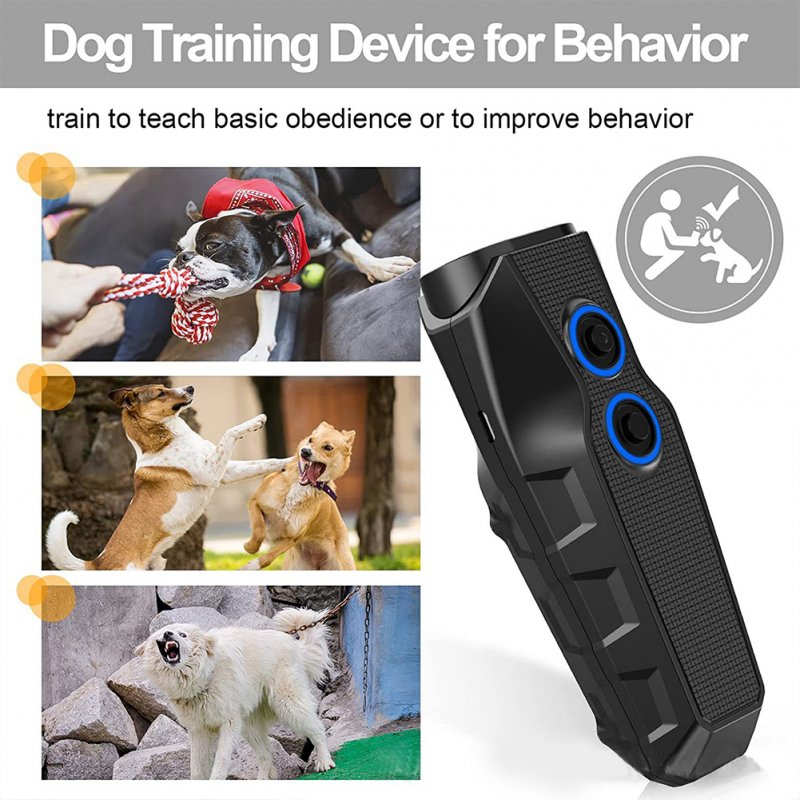 Dog Barking Control Devices Anti Barking Device Ultrasonic Dog Bark Deterrent with LED Dog Training Aids 