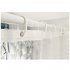 3D 100  EVA Waterproof Water Repellent Shower Liner Curtain  Odorless  Mildew Resistant  Non Toxic  No Chemical Smell   Antibacterial with Hooks Eco Friendly 71