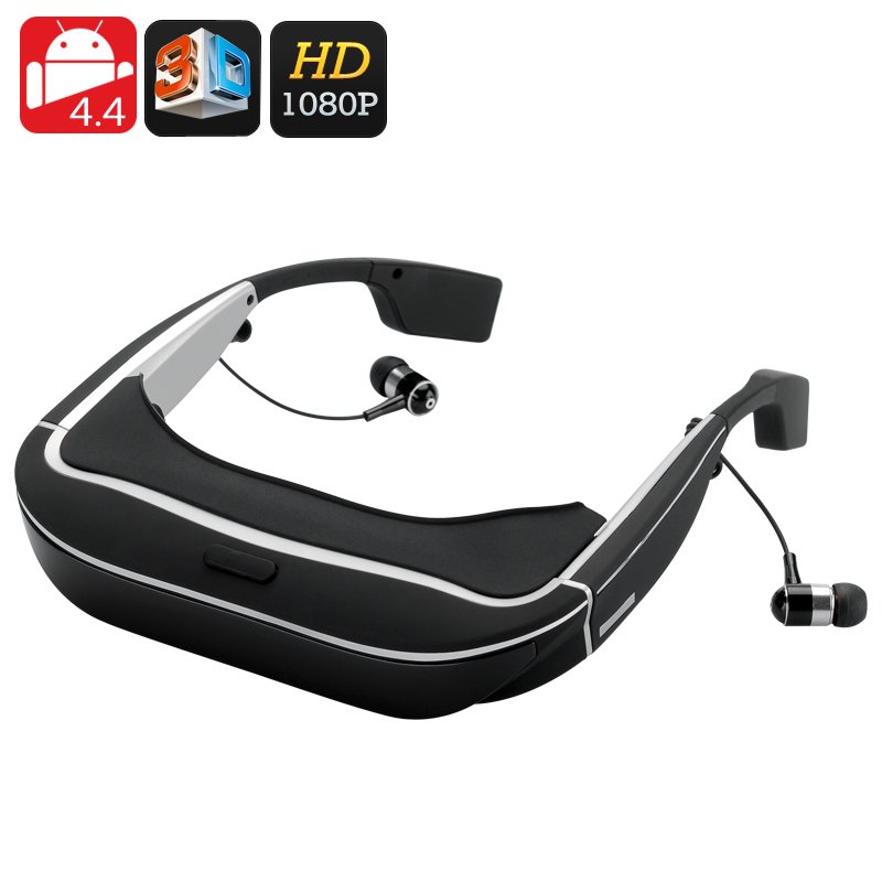3D Android 4.4 Video Glasses