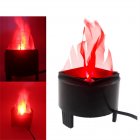 3D Artificial Fake Fire Flames 110V/220V Electric Fake Campfire Lamp Realistic Flame Stage Effect Light For Bar Stage Home US plug