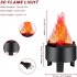 3D Artificial Fake Fire Flames 110V 220V Electric Fake Campfire Lamp Realistic Flame Stage Effect Light For Bar Stage Home US plug