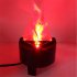 3D Artificial Fake Fire Flames 110V 220V Electric Fake Campfire Lamp Realistic Flame Stage Effect Light For Bar Stage Home US plug