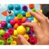 3D Cartoon Mushroom Nail Kit Puzzle Toy for Kids Baby Girls