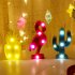 3D Cartoon Pineapple Modeling Night Light LED Lamp Home Office Decoration Gift