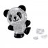 3D Crystal Puzzle 53 pieces Panda Model Black   White  Toys Kids