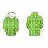 3D Digital Pattern Printed Top Casual Hoodie Leisure Loose Pullover for Man A XXXL