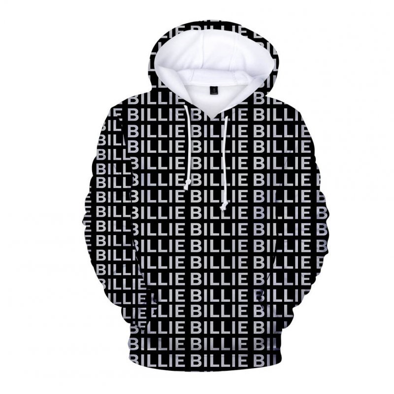 3D Digital Pattern Printed Top Casual Hoodie Leisure Loose Pullover for Man B_M