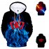 3D Digital Pattern Printed Sweater Long Sleeves Hoodie Top Loose Casual Pullover for Man Q style XXXL