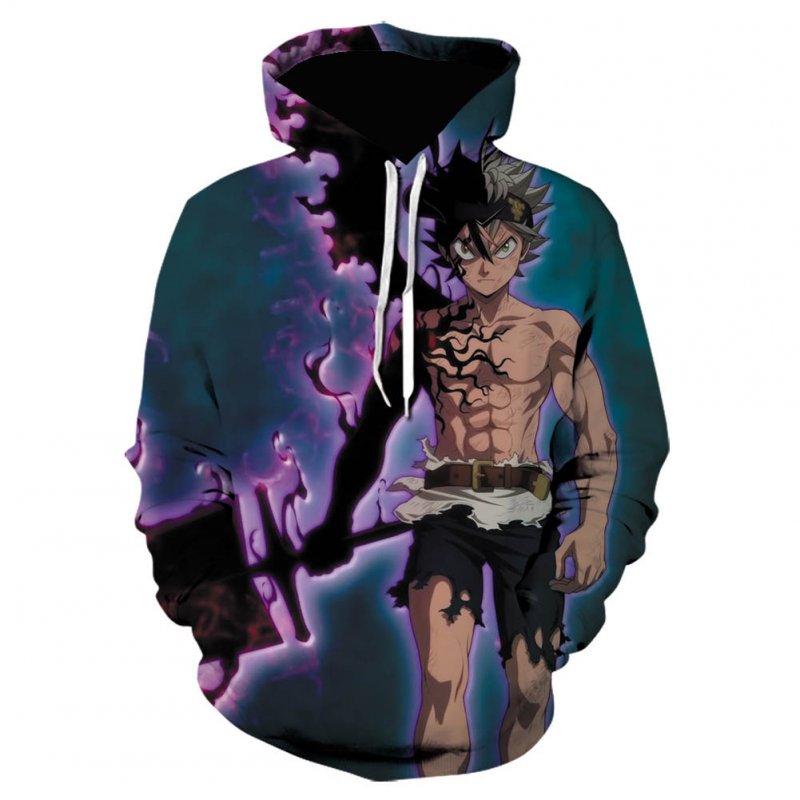 3D Digital Pattern Printed Top Casual Hoodie Leisure Loose Pullover for Man WE-1371_L
